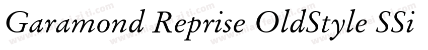 Garamond Reprise OldStyle SSi Normal字体转换